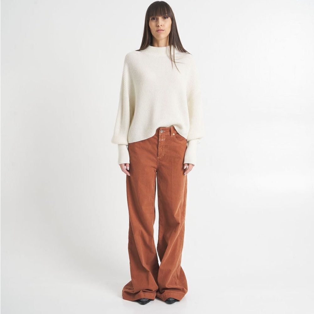 Closed Glow-Up Corduroy Orange Pants Wide Leg Size 28 - Picture 10 of 15